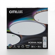 Накладной светильник Citilux NORMA CL749401 цвет плафона/подвески Белый, цвет арматуры Черный-7