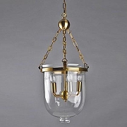 Подвесной светильник Abrasax Hildegard CL.7910 цвет плафона/подвески Прозрачный, цвет арматуры Бронза