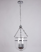Подвесной светильник Abrasax Hildegard CL.7911 цвет плафона/подвески Прозрачный, цвет арматуры Хром-2