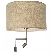 Торшер с подсветкой Citilux Duplet CL801021 цвет плафона/подвески Бежевый, цвет арматуры Хром-5