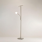 Торшер с подсветкой Citilux Харди CL802011 цвет плафона/подвески Белый, цвет арматуры Хром-5