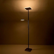 Торшер с подсветкой Citilux Харди CL802011 цвет плафона/подвески Белый, цвет арматуры Хром-10