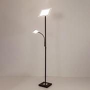 Торшер с подсветкой Citilux Харди CL802015 цвет плафона/подвески Белый, цвет арматуры Коричневый-1