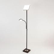 Торшер с подсветкой Citilux Харди CL802015 цвет плафона/подвески Белый, цвет арматуры Коричневый-3