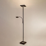 Торшер с подсветкой Citilux Харди CL802015 цвет плафона/подвески Белый, цвет арматуры Коричневый-11