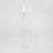 Торшер с полкой Citilux Батлер CL806010 цвет плафона/подвески Белый, цвет арматуры Белый, Хром-1