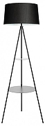 Торшер с полкой Citilux Рейнер CL806021 цвет плафона/подвески Черный, цвет арматуры Черный