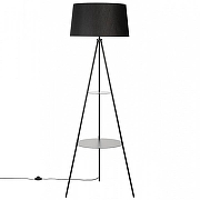 Торшер с полкой Citilux Рейнер CL806021 цвет плафона/подвески Черный, цвет арматуры Черный-1