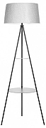 Торшер с полкой Citilux Рейнер CL806022 цвет плафона/подвески Серый, цвет арматуры Черный