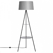 Торшер с полкой Citilux Рейнер CL806022 цвет плафона/подвески Серый, цвет арматуры Черный-2