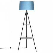 Торшер с полкой Citilux Рейнер CL806023 цвет плафона/подвески Синий, цвет арматуры Черный-2