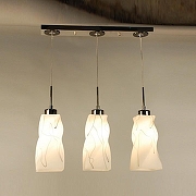 Подвесной светильник Citilux Спин CL943131 цвет плафона/подвески Белый, цвет арматуры Хром-1