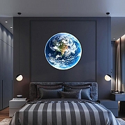 Накладной светильник Imperiumloft COSMOS EARTH cosmos-earth01 цвет плафона/подвески Синий, цвет арматуры Черный-5