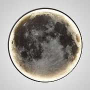 Накладной светильник Imperiumloft COSMOS Мун D60 cosmos-moon01 цвет плафона/подвески Черный, Белый, цвет арматуры Черный