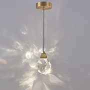 Подвесной светильник Imperiumloft CRISTEL CRISTEL-ONE01 цвет плафона/подвески Прозрачный, цвет арматуры Латунь-2
