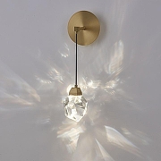 Бра Imperiumloft CRISTEL CRISTEL-WALL-B01 цвет плафона/подвески Прозрачный, цвет арматуры Латунь-3