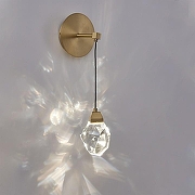 Бра Imperiumloft CRISTEL CRISTEL-WALL-B01 цвет плафона/подвески Прозрачный, цвет арматуры Латунь-6