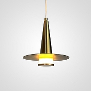 Подвесной светильник Imperiumloft CRUISE curtiss01 цвет плафона/подвески Латунь, цвет арматуры Латунь