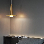 Подвесной светильник Imperiumloft CRUISE curtiss01 цвет плафона/подвески Латунь, цвет арматуры Латунь-12