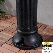 Ландшафтный светильник Fumagalli Sauro D15.555.000.AXF1R.FC1 цвет плафона/подвески Прозрачный, цвет арматуры Черный-1