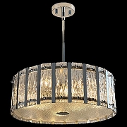 Светильник на штанге iLamp Panorama D4688-50 CR цвет плафона/подвески Прозрачный, цвет арматуры Хром