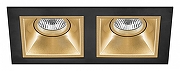 Встраиваемый светильник Lightstar Dom1no D5270303 цвет Золото, Черный