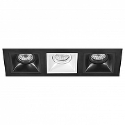 Встраиваемый светильник Lightstar Dom1no D537070607 цвет Белый, Черный