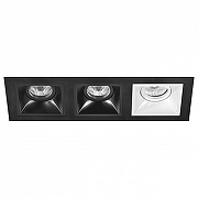 Встраиваемый светильник Lightstar Dom1no D537070706 цвет Белый, Черный