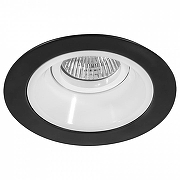 Встраиваемый светильник Lightstar Dom1no D61706 цвет Белый, Черный