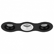 Встраиваемый светильник Lightstar Dom1no D637070607 цвет Белый, Черный