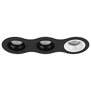 Встраиваемый светильник Lightstar Dom1no D637070706 цвет Белый, Черный