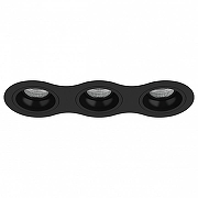Встраиваемый светильник Lightstar Dom1no D637070707 цвет Черный