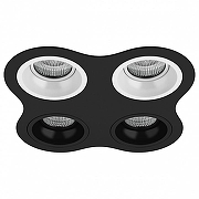 Встраиваемый светильник Lightstar Dom1no D64706060707 цвет Белый, Черный