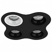 Встраиваемый светильник Lightstar Dom1no D64706070707 цвет Белый, Черный