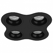 Встраиваемый светильник Lightstar Dom1no D64707070707 цвет Черный