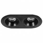Встраиваемый светильник Lightstar Dom1no D6570707 цвет Черный