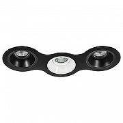 Встраиваемый светильник Lightstar Dom1no D697070607 цвет Белый, Черный