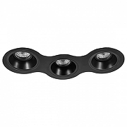 Встраиваемый светильник Lightstar Dom1no D697070707 цвет Черный