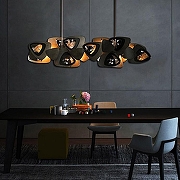 Светильник на штанге Imperiumloft DAGMAR dagmar01 цвет плафона/подвески Прозрачный, Серый, цвет арматуры Серый-6