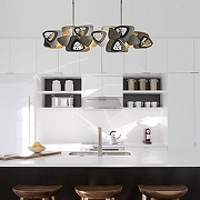 Светильник на штанге Imperiumloft DAGMAR dagmar01 цвет плафона/подвески Прозрачный, Серый, цвет арматуры Серый-10