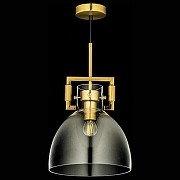 Подвесной светильник Arti Lampadari Daiano Daiano E 1.P1 CL цвет плафона/подвески Прозрачный, цвет арматуры Бронза-2