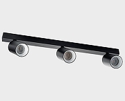 Спот Italline Danny DANNY E3 black цвет плафона/подвески Черный, цвет арматуры Черный-1