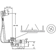Слив-перелив Villeroy&Boch U90950461 полуавтомат Хром-5