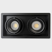 Встраиваемый светильник Italline DE-312 DE-312 black цвет Черный