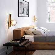 Бра Imperiumloft DIXON dixon01 цвет плафона/подвески Прозрачный, цвет арматуры Золото, Черный-8