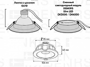 Встраиваемый светильник Denkirs Roto DK2120-BK цвет Черный-6