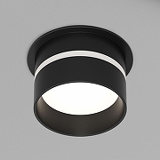 Встраиваемый светильник Denkirs DK2404 DK2404-BK цвет плафона/подвески Белый, Черный, цвет арматуры Черный-1