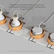 Встраиваемый светильник Denkirs DK2400 DK2422-GD цвет Золото, Черный-6