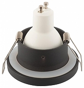 Встраиваемый светильник Denkirs DK3012 DK3012-BK цвет плафона/подвески Белый, цвет арматуры Черный-4