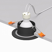 Встраиваемый светильник Denkirs DK3016 DK3016-BK цвет плафона/подвески Белый, цвет арматуры Черный-3